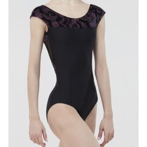 Cap-sleeve 'Pearl' Leotard from Wear Moi! Lightly worn.